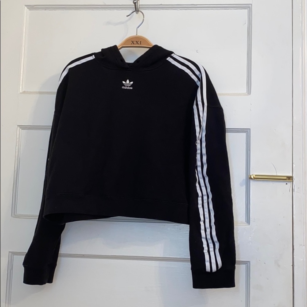 Adidas crop hoodie